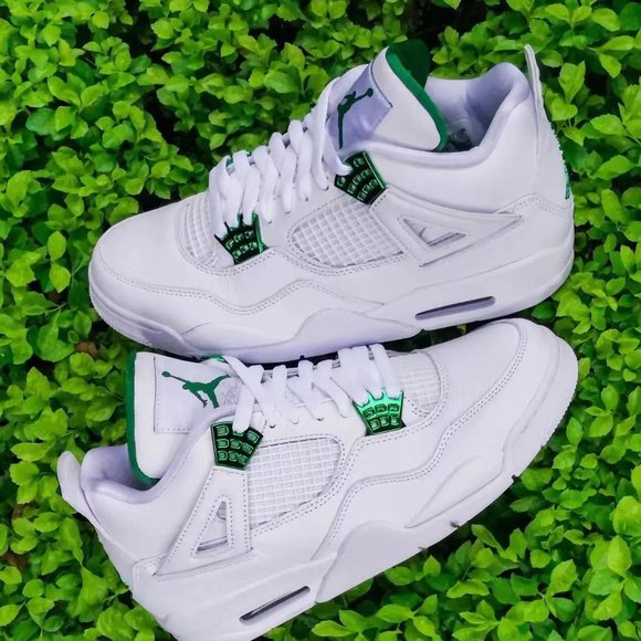 COPY - AJ4  jordan 4 green metallic main image 4